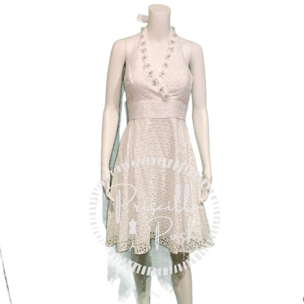 NWT Lilly Pulitzer “Willa Midi Dress” White Halter - Picture 3 of 14